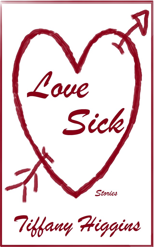 alt="The cover of Love Sick: Stories by Tiffany Higgins"